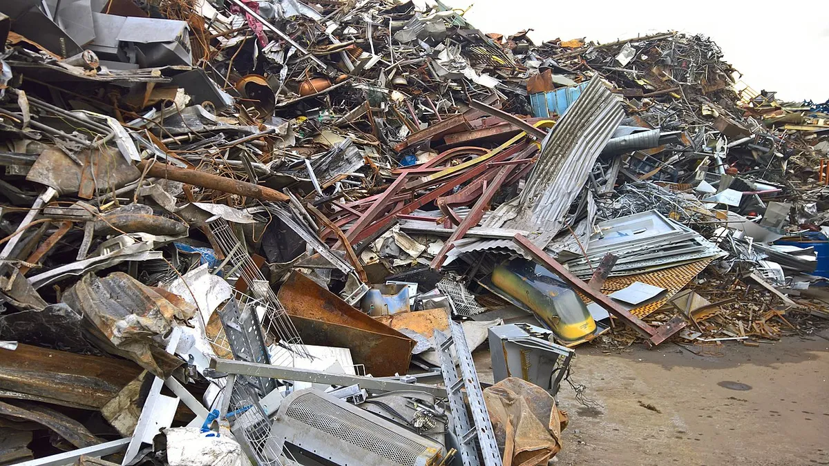 Scrap sorting and processing facility